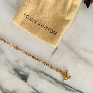 Authentic Louis Vuitton Logo Bracelet